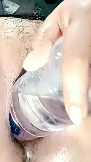 Playing Pussy with a Bottle