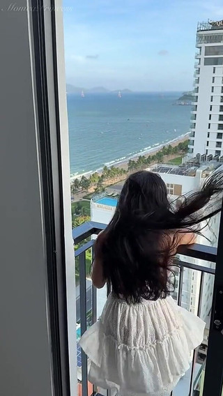 Flashing on the Balcony While You Worship My Body, Slave