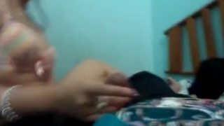 Indonesian Girl Plays With Dick