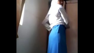 Asian muslim girl masturbates