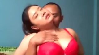 Indonesian girls and boyfriend get fucking hard on cam