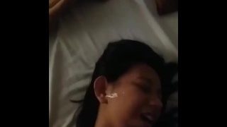 Asian Student Ask for Cum in Face in Her Desire