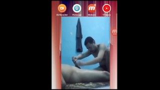 『This is between us.… special cock massage』erotic masseur spy cam recorded