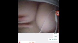 BBW INDONESIAN TEEN ON OMEGLE PLAYS WITH HER HUGE BOOBS AND NIPPLES