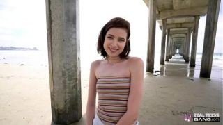 Real Teens – Hot Cute Brunette Teen Doing First Porn