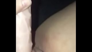 Aussie babe going solo on her pussy